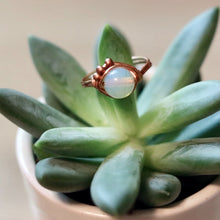 Load image into Gallery viewer, Good Vibes Only Beaded Halo Ring