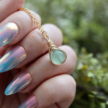 Load image into Gallery viewer, The Lucky One Teardrop Necklace