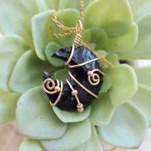 Load image into Gallery viewer, Mystic Moon *obsidian* Necklace