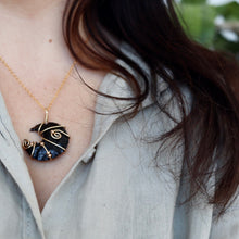 Load image into Gallery viewer, Mystic Moon *obsidian* Necklace