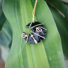 Load image into Gallery viewer, Mystic Moon *obsidian* Necklace