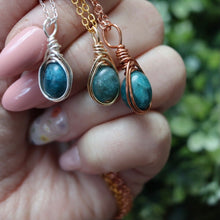 Load image into Gallery viewer, Manifesting Dreams Teardrop Necklace