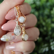 Load image into Gallery viewer, To The Moon And Back Teardrop Necklace