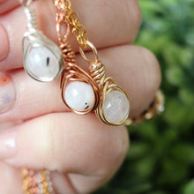 Load image into Gallery viewer, To The Moon And Back Teardrop Necklace