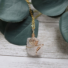 Load image into Gallery viewer, Crystal Vision *large* Beaded Swirl Necklace