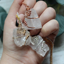 Load image into Gallery viewer, Crystal Vision *large* Beaded Swirl Necklace