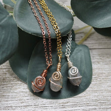 Load image into Gallery viewer, Feeling Enchanted *small* Swirl Necklace