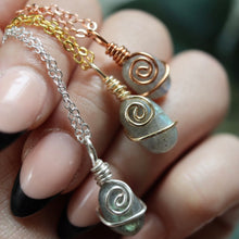 Load image into Gallery viewer, Feeling Enchanted *small* Swirl Necklace