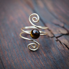 Load image into Gallery viewer, The Mighty Tiger Spiral Ring