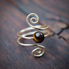 Load image into Gallery viewer, The Mighty Tiger Spiral Ring
