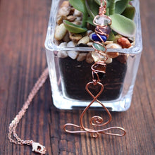 Load image into Gallery viewer, Namaste Chakra Necklace