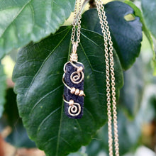 Load image into Gallery viewer, Grounded With The Earth Beaded Swirl Necklace