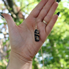 Load image into Gallery viewer, Grounded With The Earth Beaded Swirl Necklace