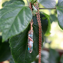Load image into Gallery viewer, Journey To Contentment Beaded Swirl Necklace