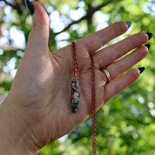 Load image into Gallery viewer, Journey To Contentment Beaded Swirl Necklace