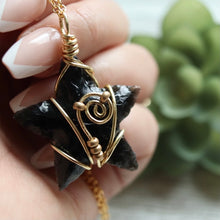 Load image into Gallery viewer, Star Dust *obsidian* Necklace