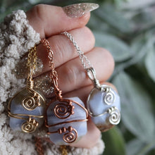 Load image into Gallery viewer, Finding Peace *large swirl* Necklace