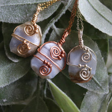 Load image into Gallery viewer, Finding Peace *large swirl* Necklace