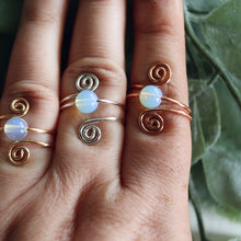 Load image into Gallery viewer, Good Vibes Only Spiral Ring