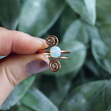 Load image into Gallery viewer, Good Vibes Only Spiral Ring