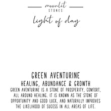 Load image into Gallery viewer, Light Of Day Necklace *green aventurine*