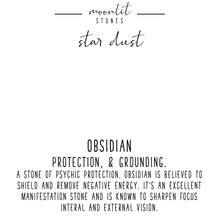 Load image into Gallery viewer, Star Dust *obsidian* Necklace