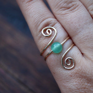 The Lucky One Spiral Ring