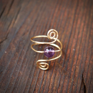 A Touch Of Mother Nature Spiral Ring