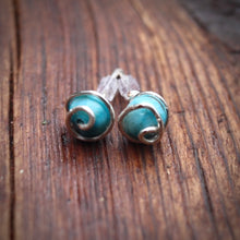 Load image into Gallery viewer, Inner Peace Spiral Stud Earrings