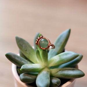 The Lucky One Beaded Halo Ring