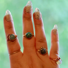 Load image into Gallery viewer, Good Vibes Only Beaded Halo Ring