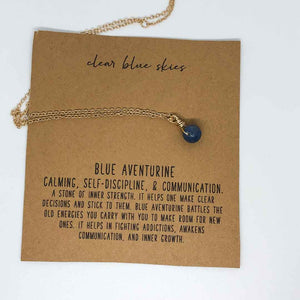 Clear Blue Skies Necklace