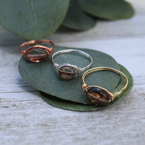 Deeply Rooted Halo Ring