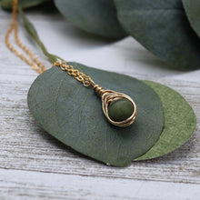 Load image into Gallery viewer, The Wondering Soul Teardrop Necklace