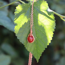 Load image into Gallery viewer, Harvest Moon Teardrop Necklace