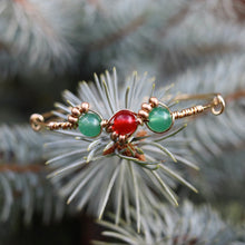 Load image into Gallery viewer, Holly Jolly Beaded Bracelet