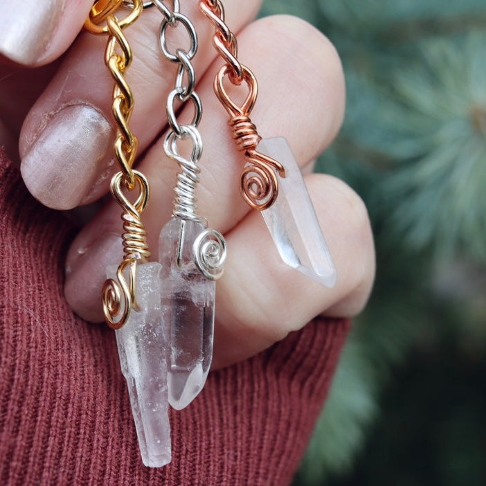 Winter Warlock Swirl Keychain