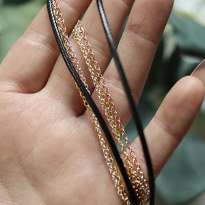 Evergreen Forest Teardrop Necklace