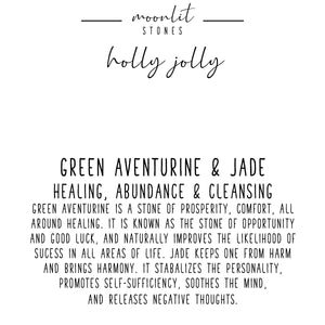 Holly Jolly Beaded Bracelet