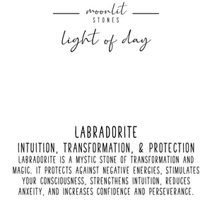 Light Of Day Necklace *labradorite*